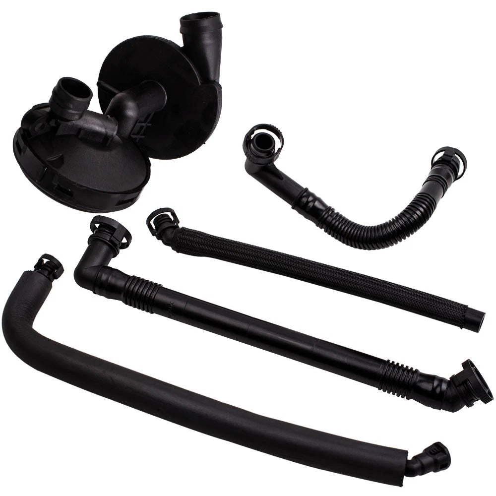 PCV Crankcase Vent Valve Breather Hose Kit for BMW E39 E46 E53 E60 E83 E85 (2000–2006)