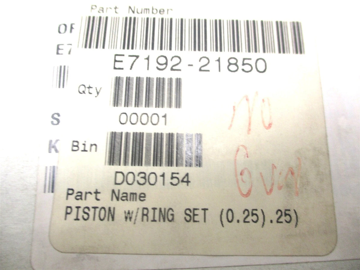 Piston and Ring Set +0.25mm for Kubota GR2000G GR2010G ZG20