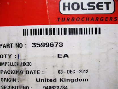 Holset Turbo Compressor Wheel HX30W for Cummins 4BTE (Tier 2B, 3.9L)