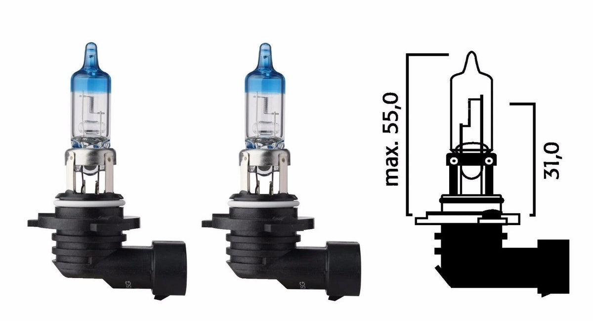 2X HB3 60W High Output Halogen Headlight Bulb for Flosser 9005900