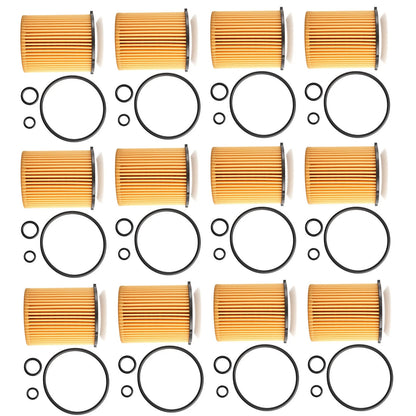 12x Oil Filter for Mercedes Class A C E CLA GLA GLB GLC GLE (2015–2022) HU711/6z