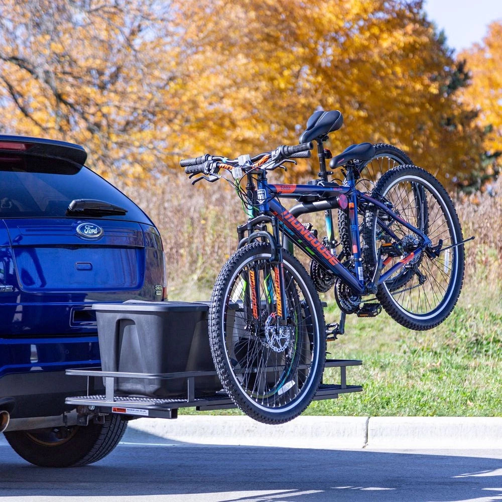 Steel Basket Cargo Carrier with Bike Rack for 2" Receiver (BCCB-1169-2)