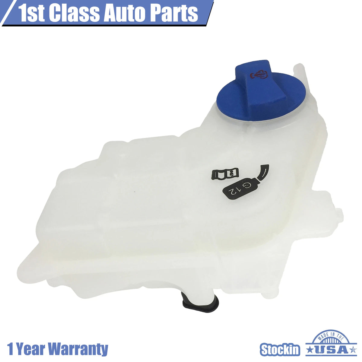 Engine Coolant Overflow Reservoir Expansion Tank w/Cap for Audi A4 (1996–2001)