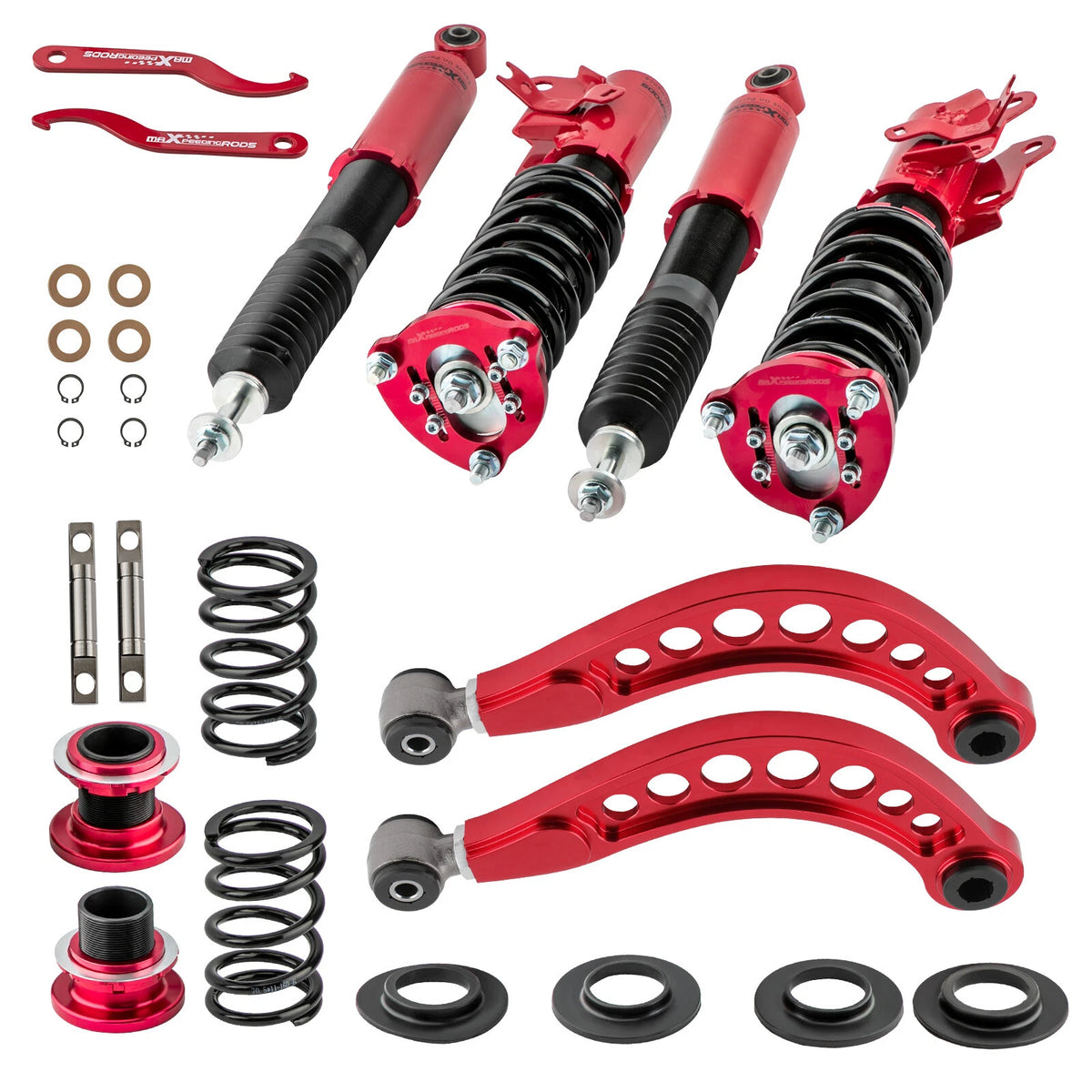 Coilovers + Adjustable Rear Upper Camber Arms Kit for Honda Civic (2006–2011)
