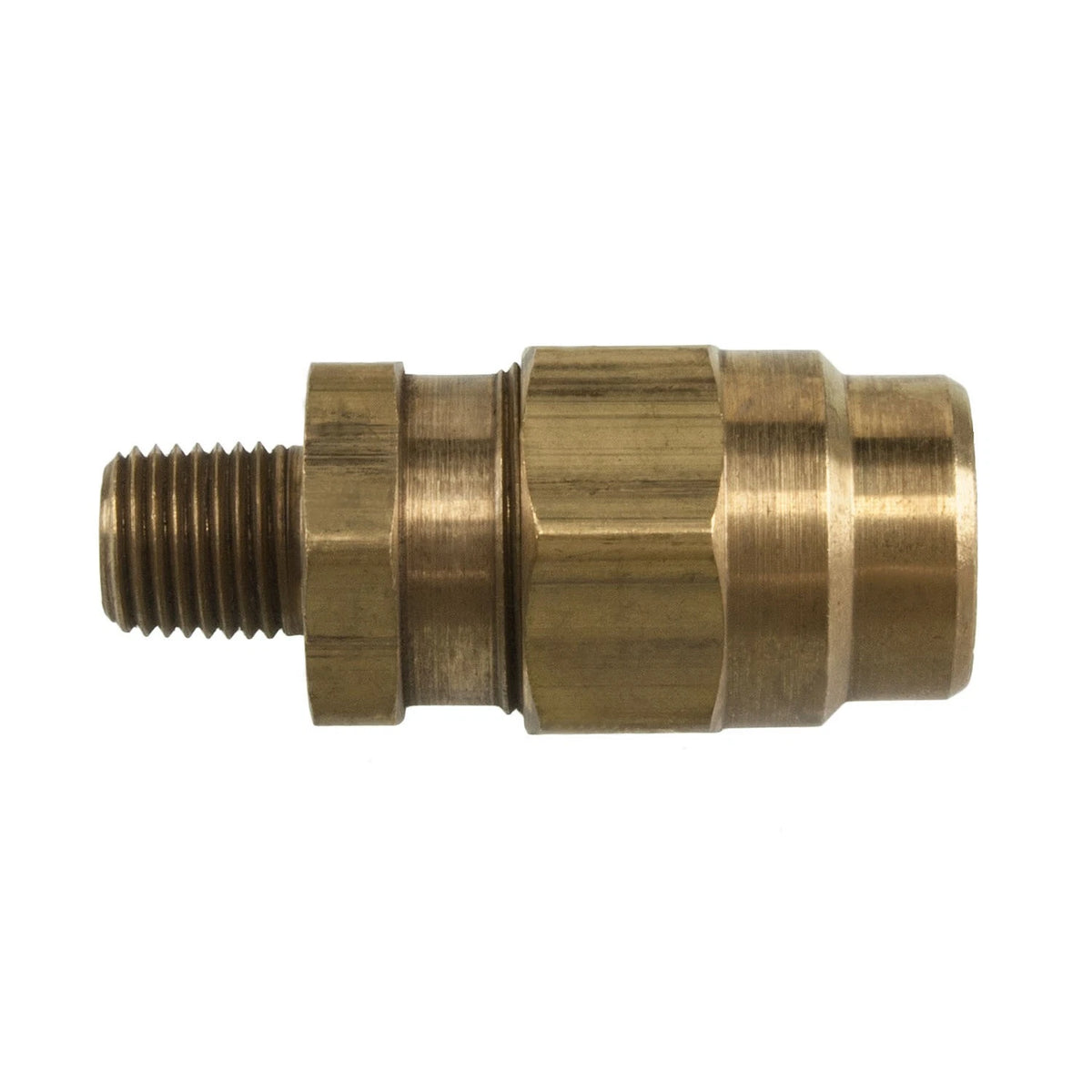 Hose End Connector 1/4" NPT Male for 3/8" Air Line Hose