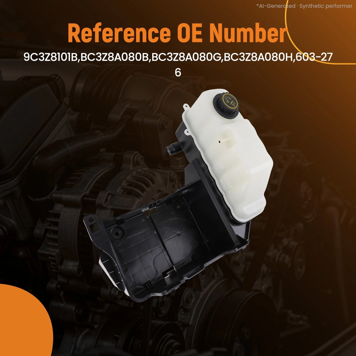 Radiator Coolant Reservoir for Ford F-250/F-350/F-450/F-550 (2011–2016) 9C3Z8101B