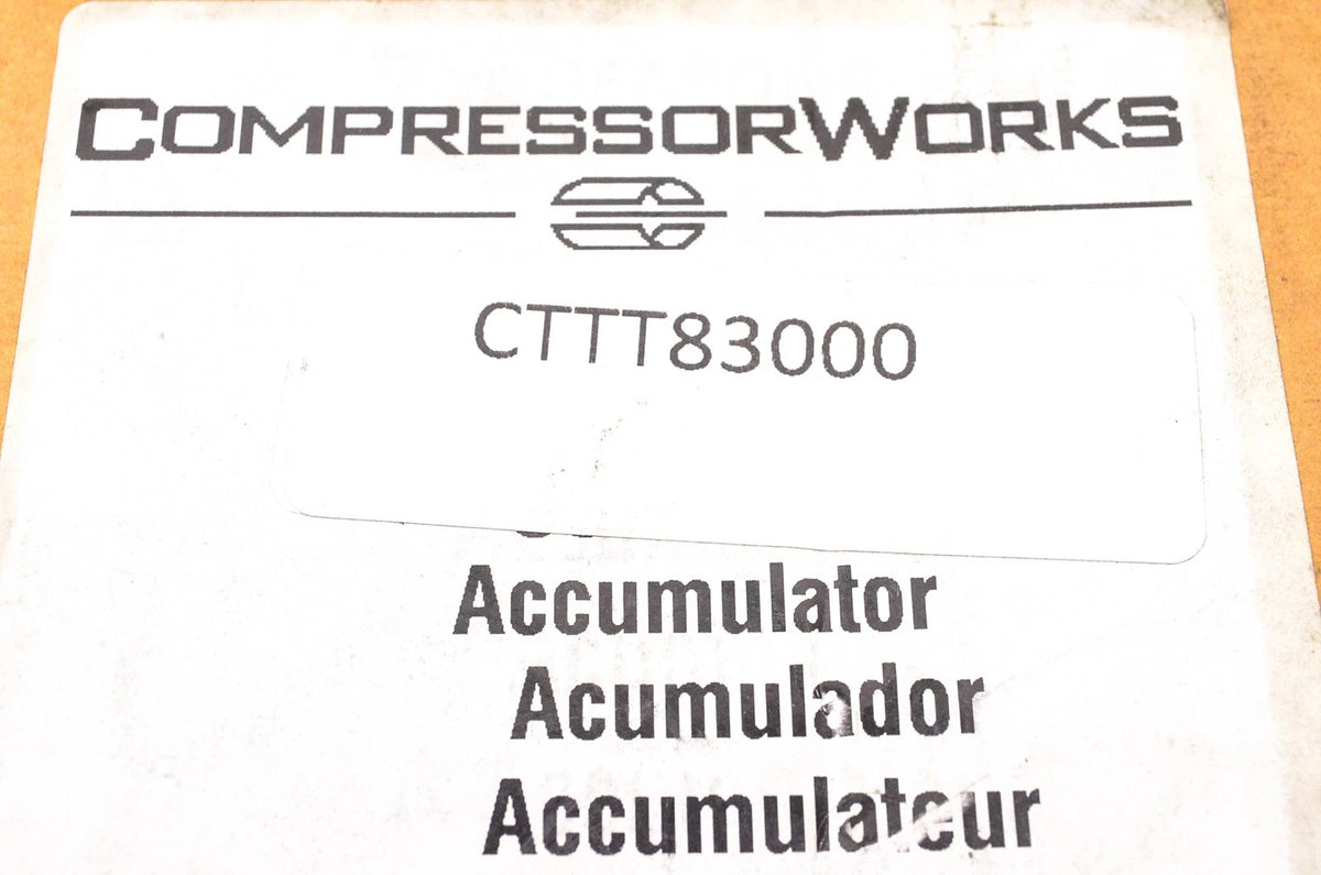 Accumulator for Compressor Works CTTT83000 (NOS)