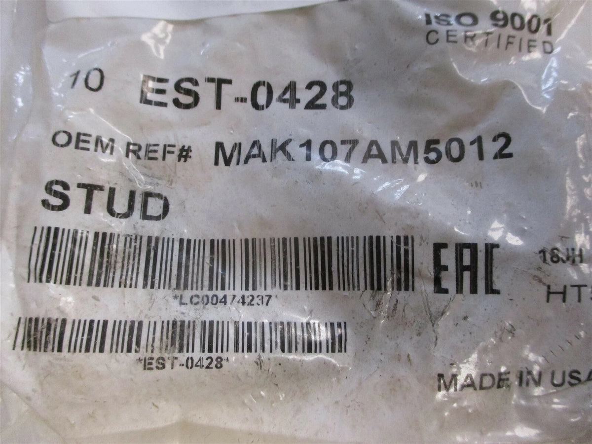 10X Exhaust Manifold Stud for Mack (EST-0428, 107AM5012)