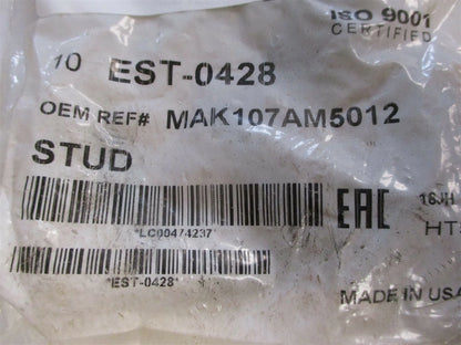10X Exhaust Manifold Stud for Mack (EST-0428, 107AM5012)