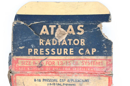 Radiator Cap R-16 for Atlas (NOS)