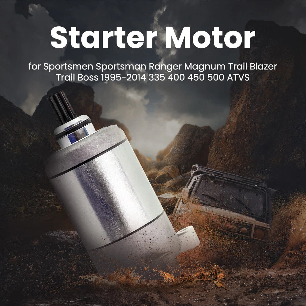 Starter Drive Motor for Polaris Sportsman 335 400 450 500 ATV (1996–2012) 3090188