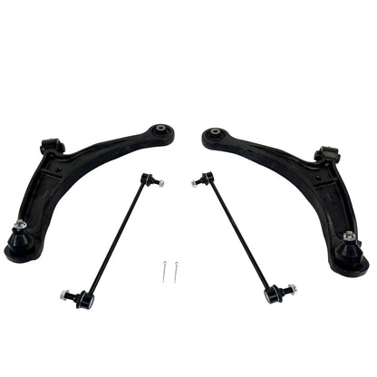 Set of 4 Front Lower Control Arm Ball Joint Sway Bar Link for Honda Ridgeline (2006–2014)
