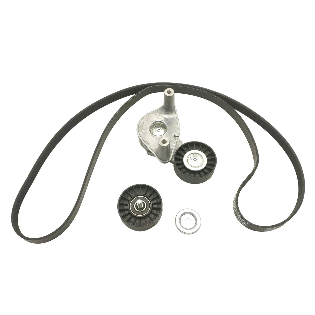 Serpentine Belt Tensioner Pulley Kit for Hyundai Tucson Tiburon Santa Fe Sonata (1999–2009)