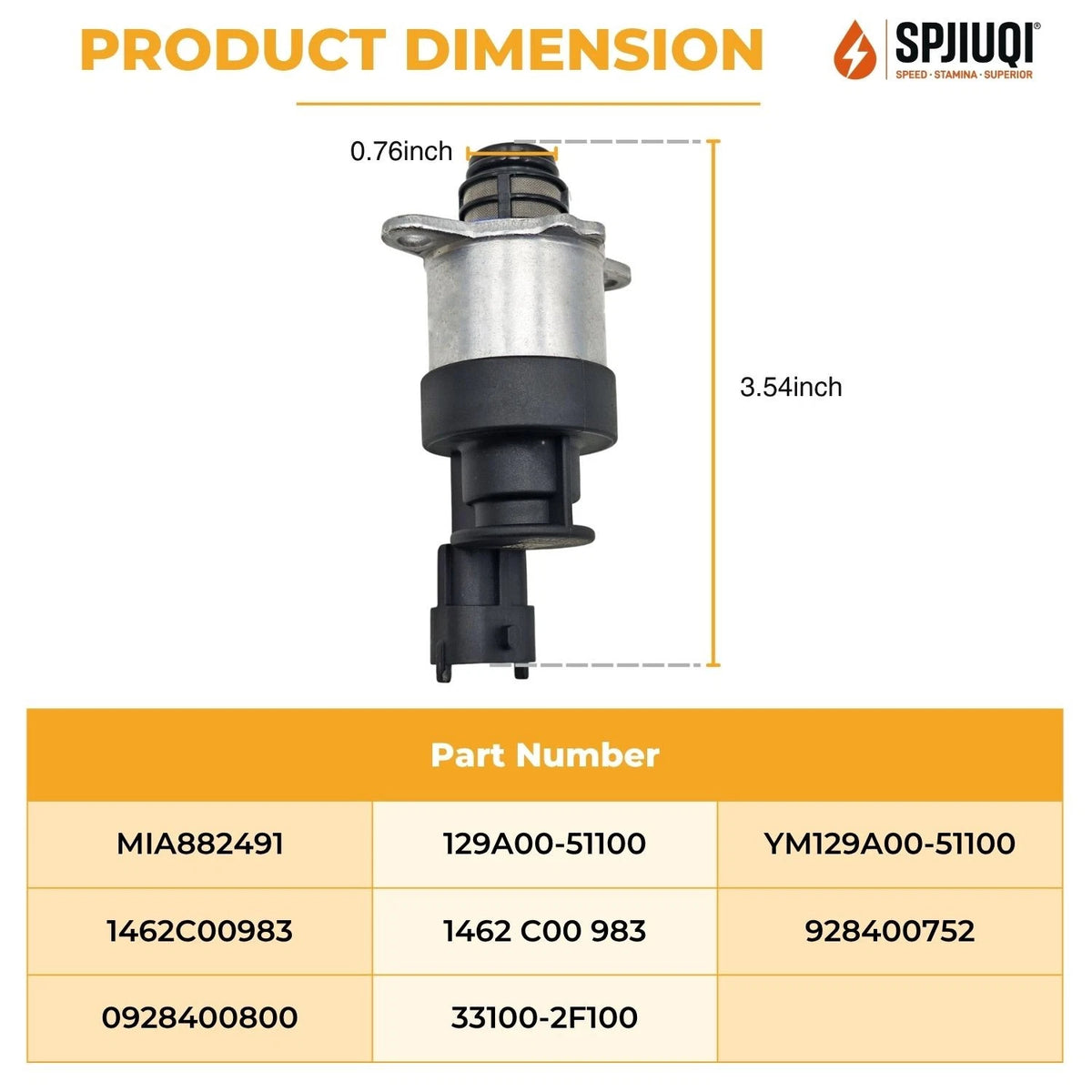 Fuel Pressure Regulator FPR Control Actuator FCA for Hyundai Santa