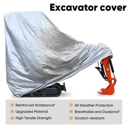 Full Cover for Mini Excavators (Outdoor Waterproof UV Snow Dust Rain Resistant)