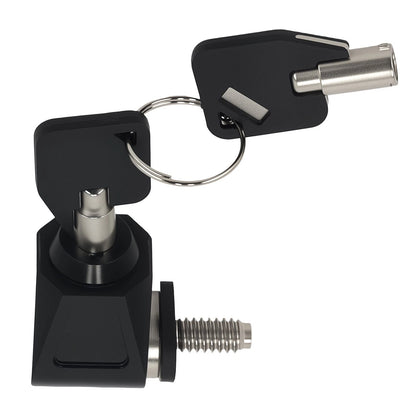 Seat Lock Push Pin Set with 2 Keys for Harley