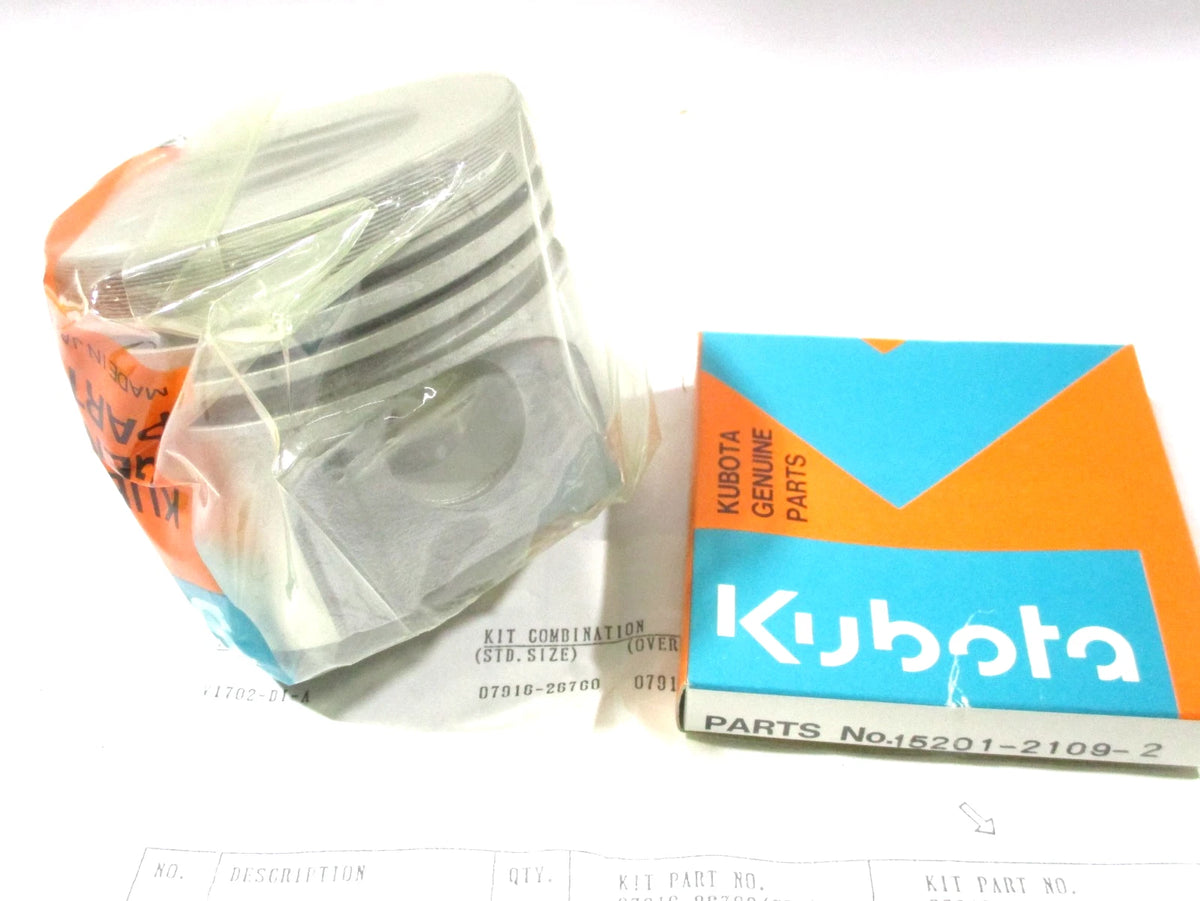 Piston and Ring Kit (+0.5) for Kubota V1702-DI (07916-26770)