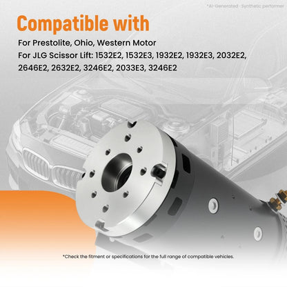 Industrial Pump Motor for Western JLG Scissor Lift (7011041, 24V, CW)