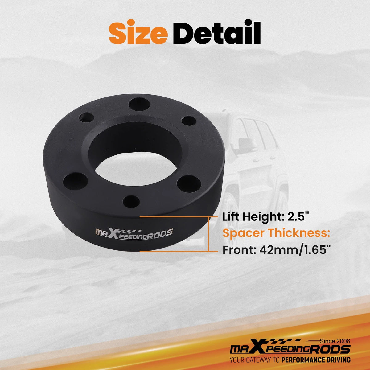 2.5" Front Suspension Leveling Lift Kit for Ford F150 2WD 4WD (2004–2024)