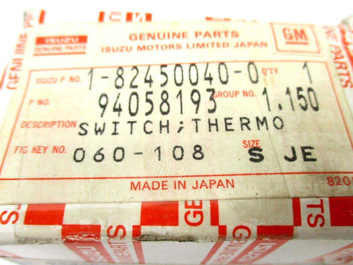 Thermo Oil Temperature Switch for Isuzu NPR (1-82450-040-0, 1-82450040-0)