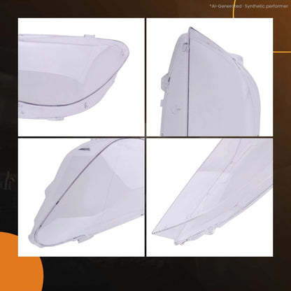 Headlamp Lens Cover Set for BMW F01 F02 740Li 750Li 760Li (2009–2015)