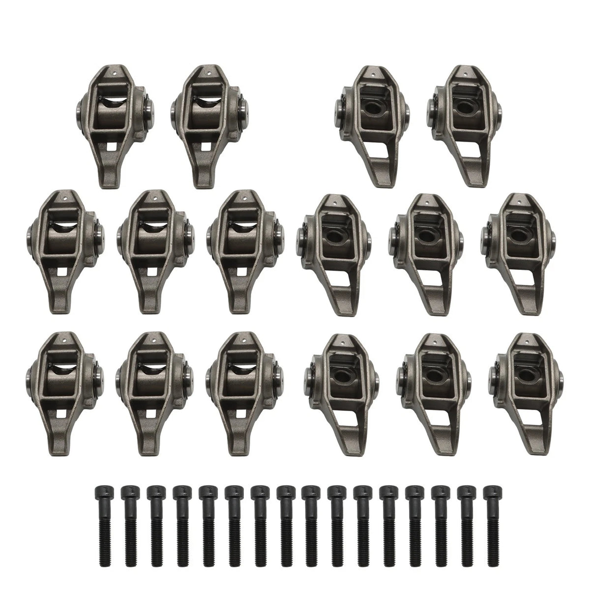 Set of 8 Rocker Arms w/ Trunion Kit for LS3 L99 L76 LS9 L92 5.3L 6.0L 6.2L