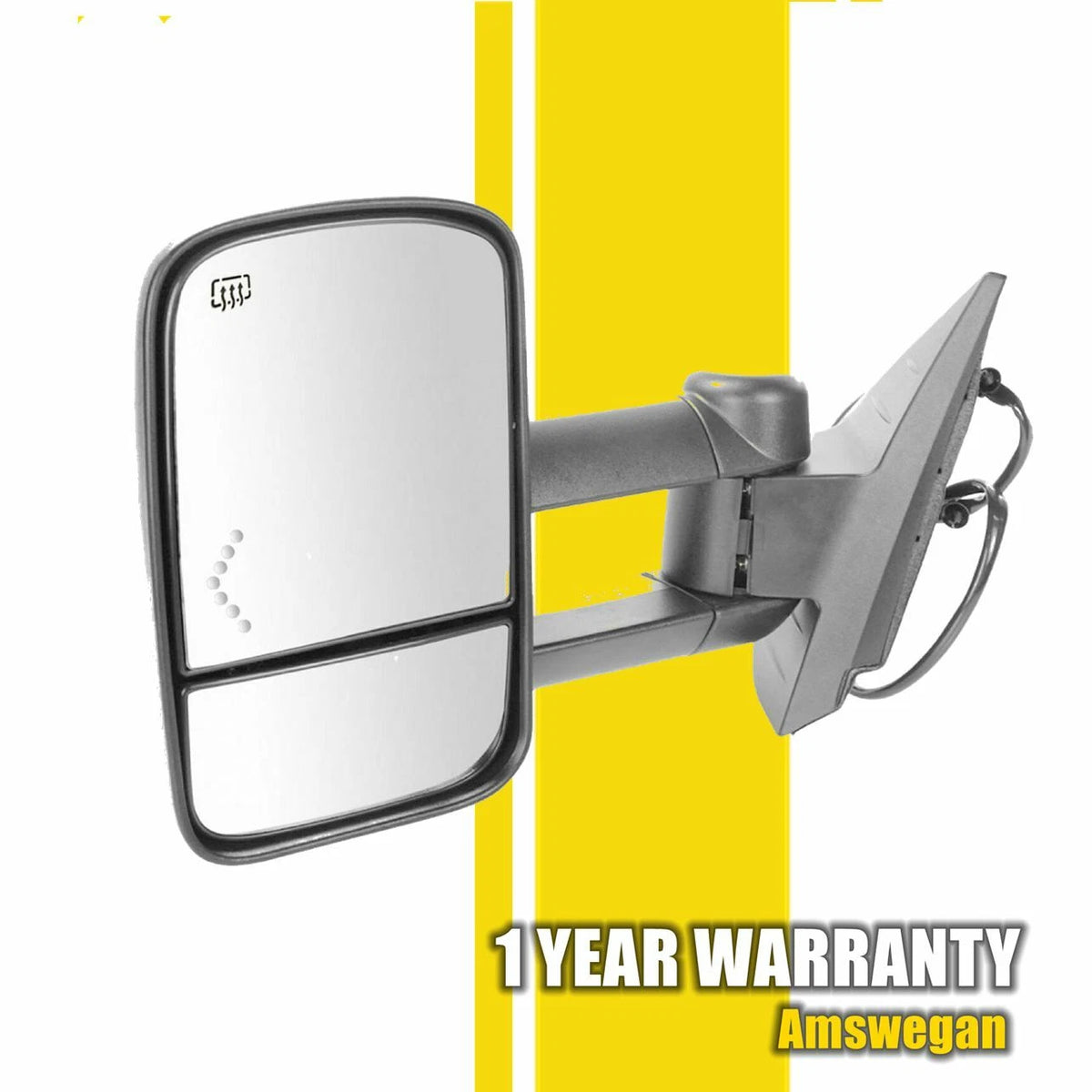 Left Towing Power Heated Signal Mirror for GMC Sierra, Chevy Silverado 1500 (2007–2014)