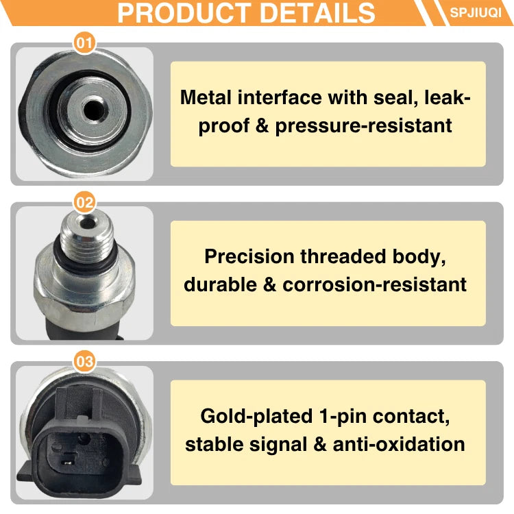 Oil Pressure Switch Sensor for Dodge Cummins 5.9L 6.7L (2002–2016) 4076930
