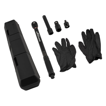 3/8" Click Torque Wrench Kit 10-80 Ft-Lb with Extension Bar