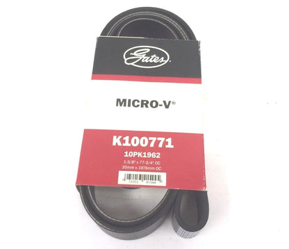 Gates Serpentine Micro-V Belt 10PK1962 for K100771 (1977–1977)