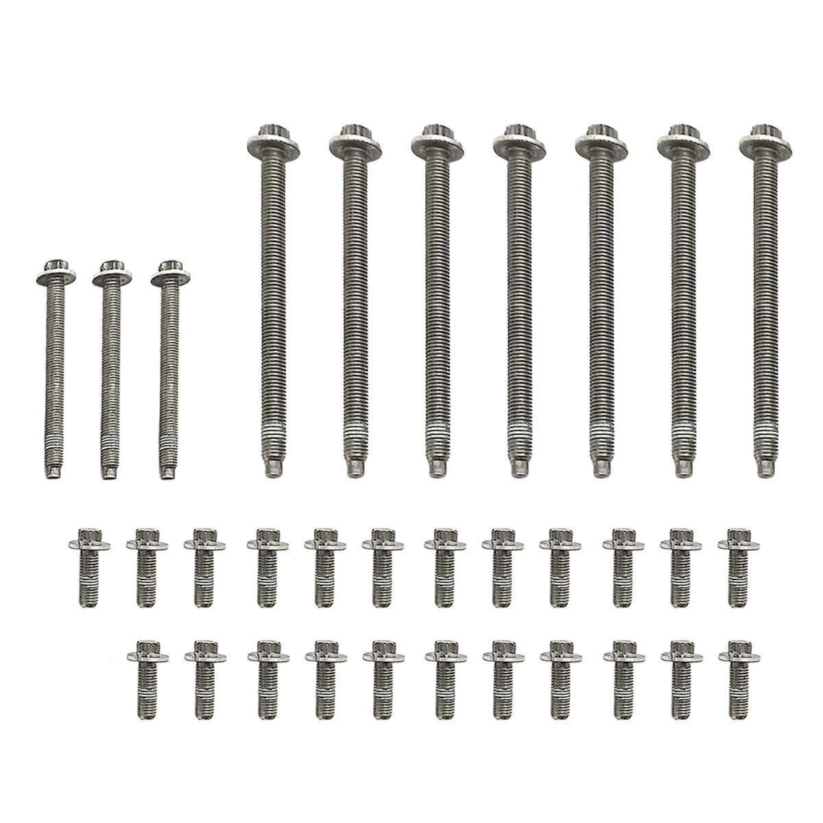 Set of 10 Engine Oil Pan Bolts for BMW 335i 328i (2006–2019) 11130392549