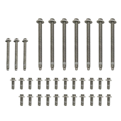 Set of 10 Engine Oil Pan Bolts for BMW 335i 328i (2006–2019) 11130392549