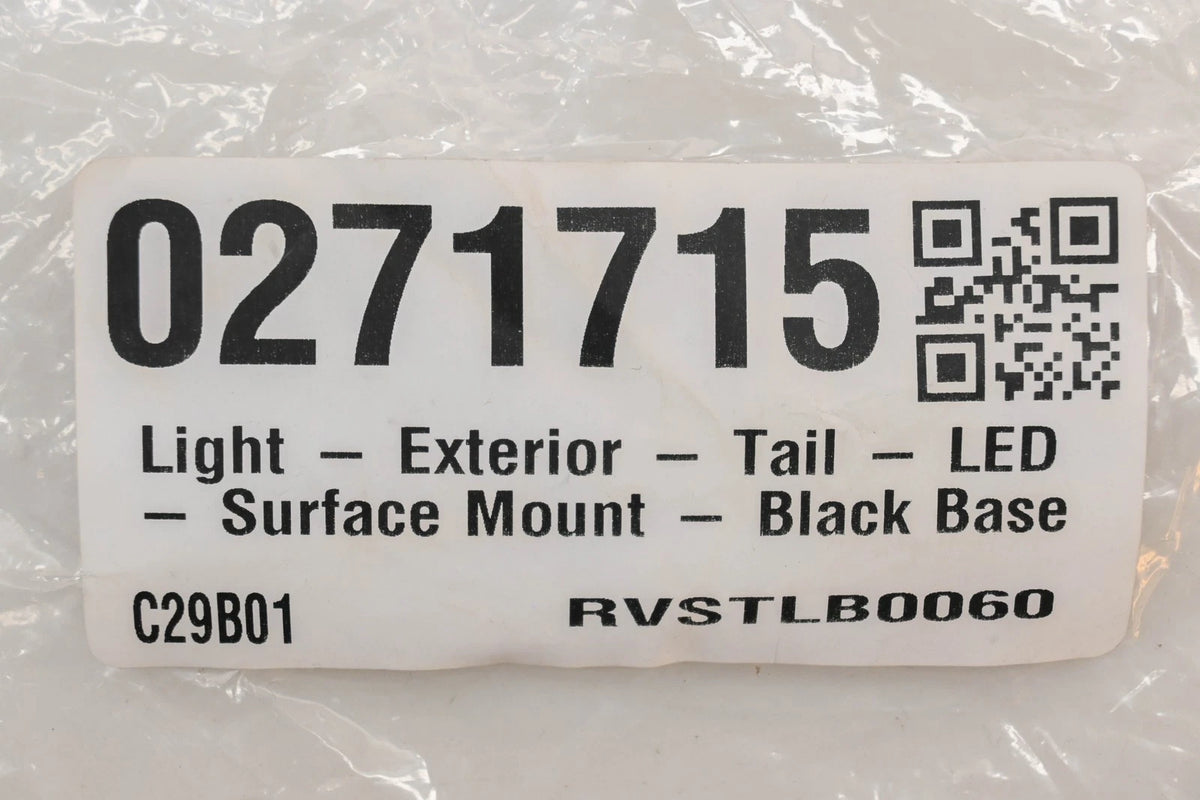 Red Surface Mount Tail Light Assembly for Optronics RVSTLB0060 (NOS)