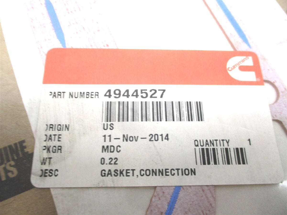 Genuine Cummins Connection Gasket for ISC/ISL 8.9L (4944527)
