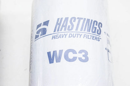 Hastings WC3 Coolant Filter for Various Makes and Models (NOS)