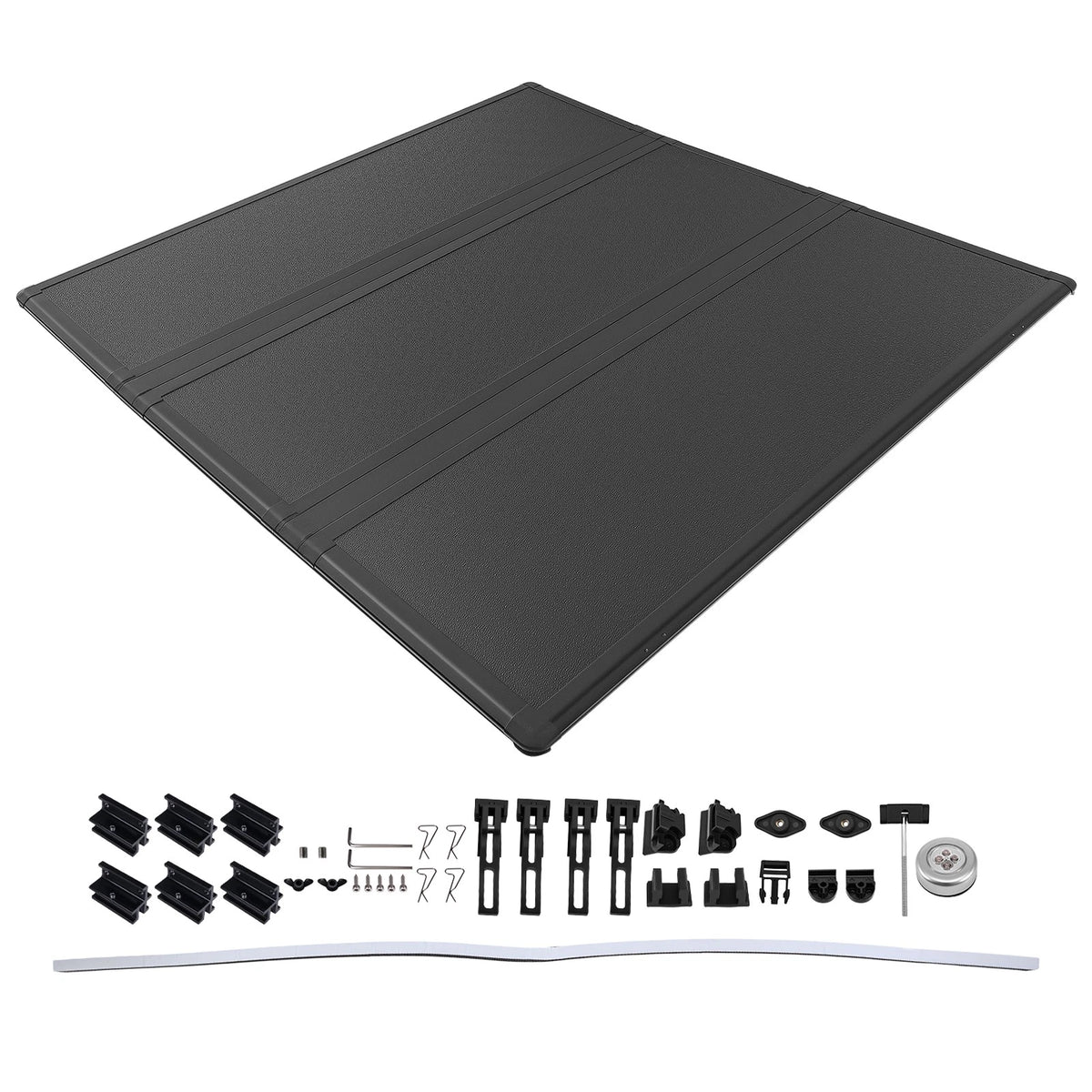 5ft Hard Tri-Fold Tonneau Cover for Toyota Tacoma (2016–2026) Weather Proof
