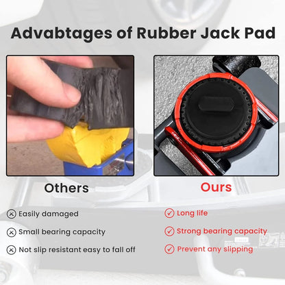 Set of 4 Rubber Jack Pucks for Chevrolet Corvette C5 C6 C7 GS Z (1997–2019)