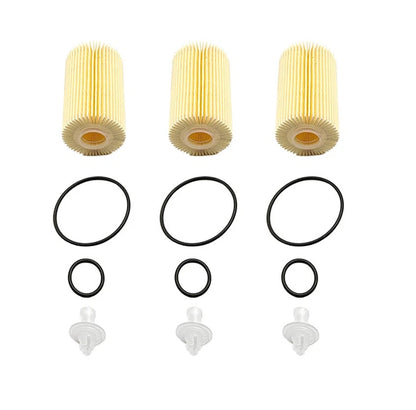3PCS Oil Filter for Lexus IS500, Toyota Tundra, Land Cruiser (2007–2023) Wix 57041