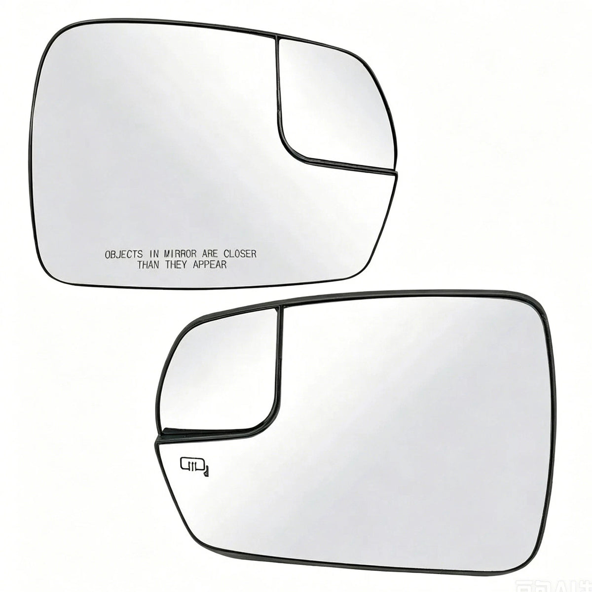 Set of 2 Rearview Wing Mirror Glass for Ford Edge (2015–2020) FT4Z17K707G