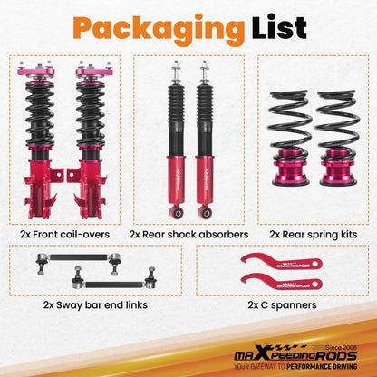 Coilovers Struts Kit for Honda Civic Si (2014–2015)