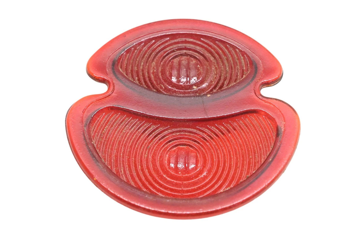 3.75" Red Glass Taillight Lens for Arrow (NOS)