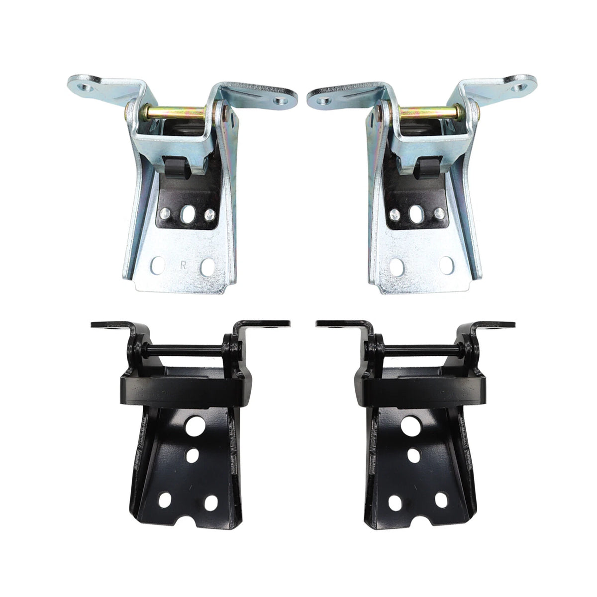 Set of 4 Front Upper Lower Door Hinges for Ford F150 F-250 F-350 (1980–1997)
