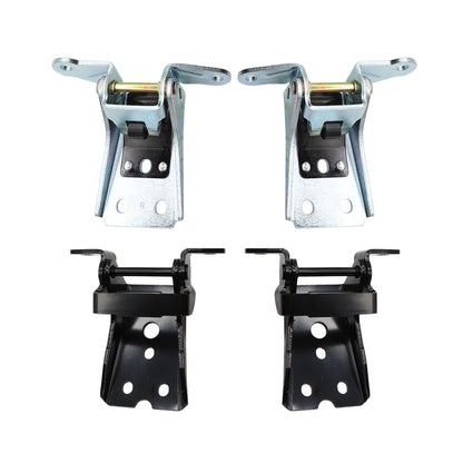 Set of 4 Front Upper Lower Door Hinges for Ford F150 F-250 F-350 (1980–1997)