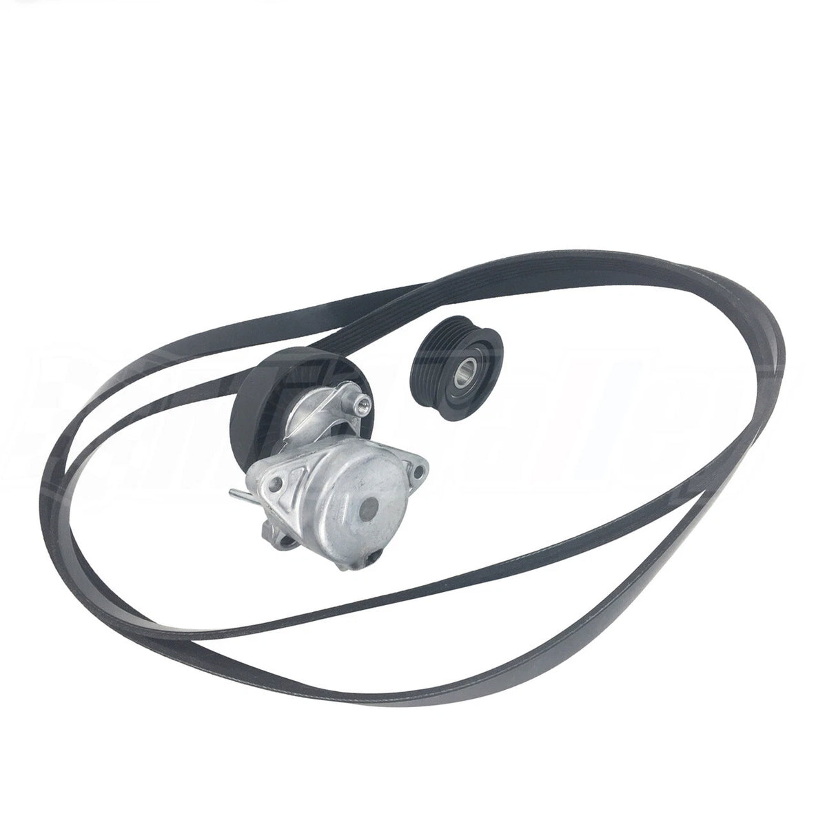 Serpentine Belt Tensioner & Idler Pulley Drive Kit for Mercedes R500 E320 S500 (2006–2007)