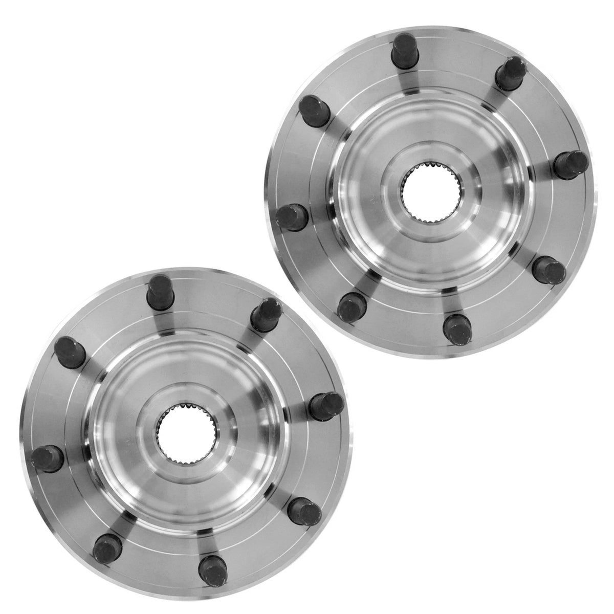 Set of 2 Wheel Bearing Hub for GMC Sierra 3500, Chevrolet Silverado 3500 (2001–2006) 515088