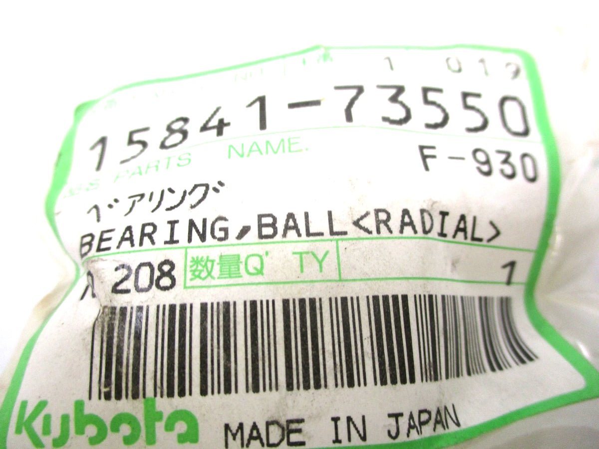 Radial Ball Bearing for Kubota G3200 G4200 G5200H G6200H (OEM 15841-73550)
