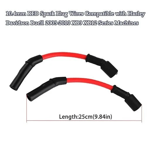 10.4mm Spark Plug for Harley-Davidson Buell XB9 XB12 (2003–2010) Red