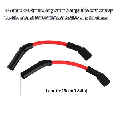 10.4mm Spark Plug for Harley-Davidson Buell XB9 XB12 (2003–2010) Red