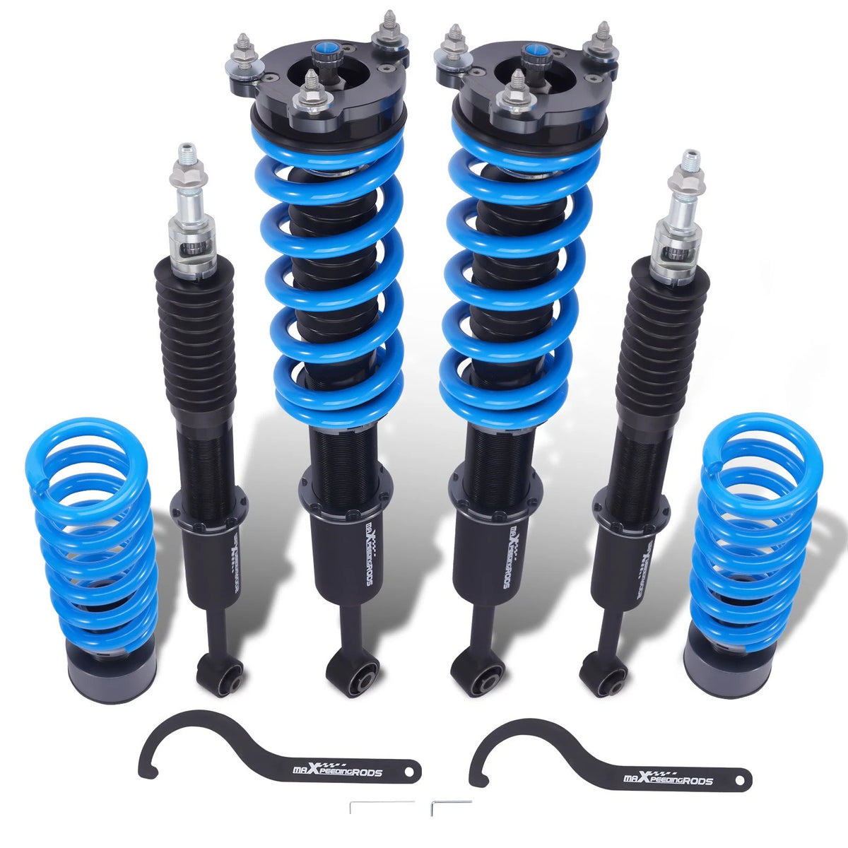 MaXpeedingrods T6 24-Way Damping Coilovers for Maserati Ghibli RWD (2014–2022)