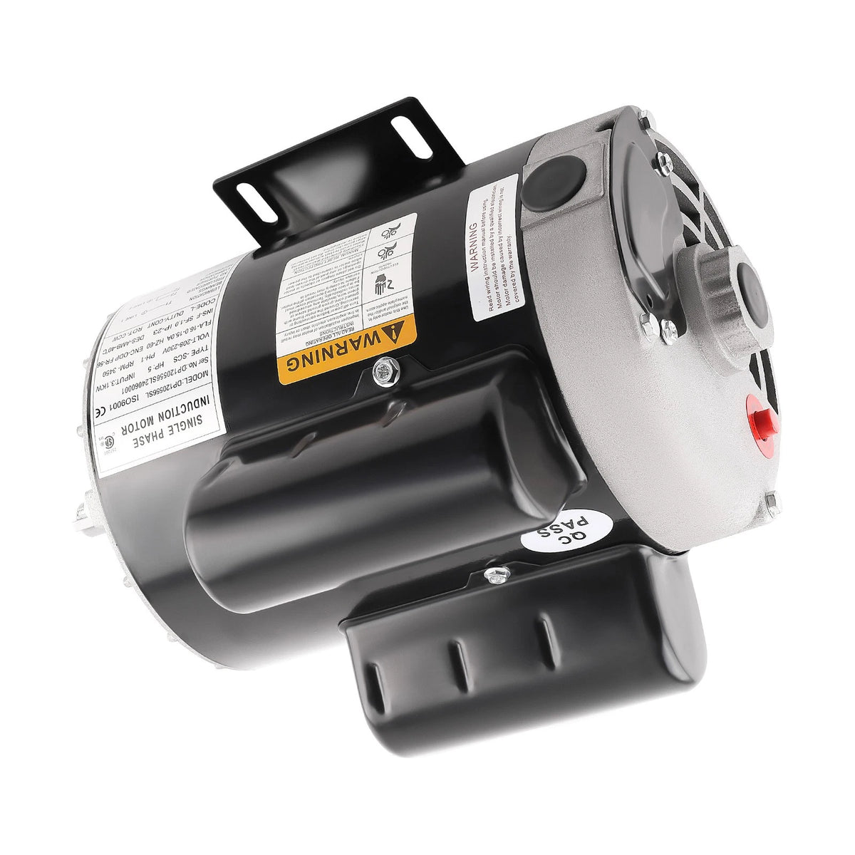 5HP SPL Air Compressor Electric Motor 3450 RPM 56 Frame 5/8" Keyed Shaft